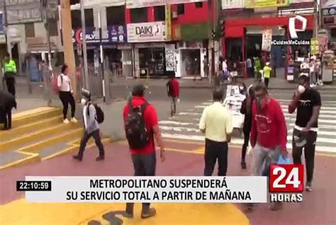 Metropolitano Atu Brindar Servicios Expresos Frente A Paralizaci N De