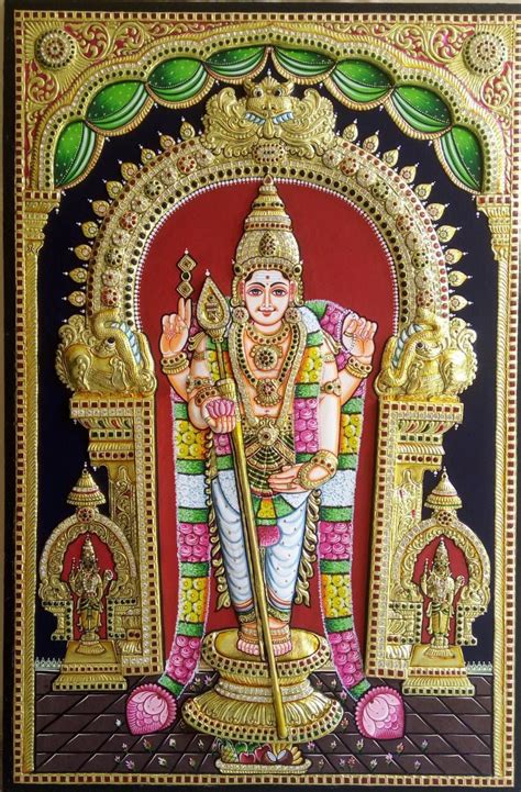 Murugan Traditional Tanjore Painting Artofit