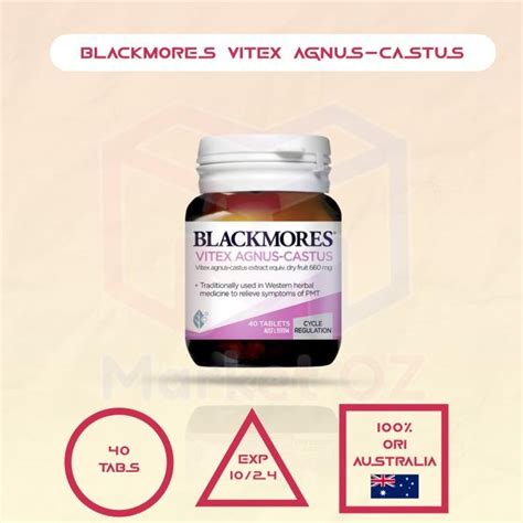 Jual Blackmores Vitex Agnus Castus 40 Tablets Australia Siklus Menstruasi Shopee Indonesia