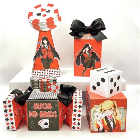 Kit de Caixas Personalizadas 20 Peças Kakegurui Elo7