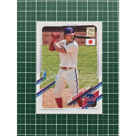 TOPPS MLB 2021 JAPAN EDITION 9 RHYS HOSKINS PHILADELPHIA PHILLIES ベース