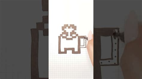 Cómo dibujar CADÁVER de Among Us Pixel Art Shorts