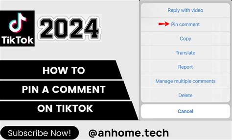 How To Pin A Comment On TikTok A Comprehensive Guide For 2024