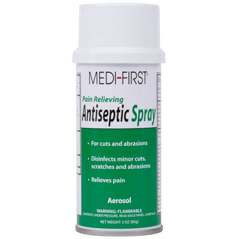 Medi First 3 Oz Aerosol Antiseptic Spray