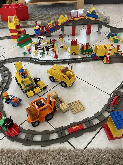 Lego Duplo Eisenbahn Elektrisch Baustelle Konvolut Viele