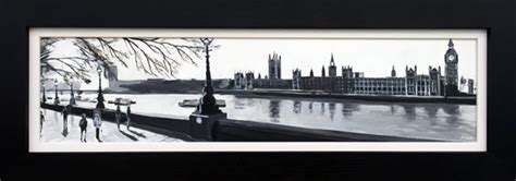 Painting Of London Victoria Embankment Angela Wakefield