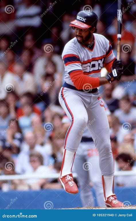 Harold Baines Chicago White Sox Redaktionell Foto Bild Av Baseboll