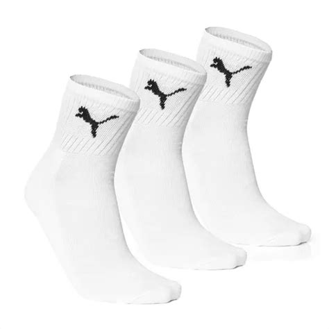 Medias Puma Sport Pack X 3 Pares Hombre Blanco