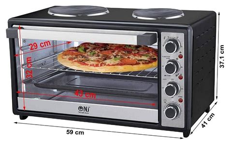 L Electric Oven Hot Plate Convection Grill Hob Rotisserie Table Top W In Hendon