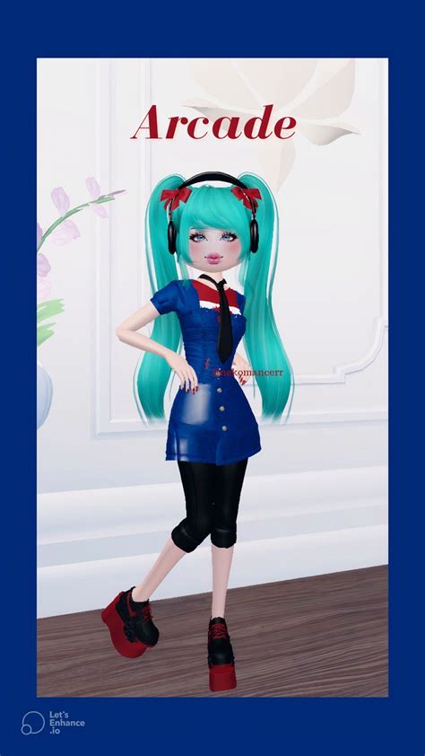 Arcade Miku Hatsune DTI In 2024 Dress To Impress Hatsune Miku