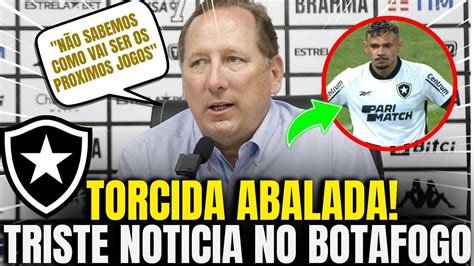 SAIU AGORA TEXTOR SE POSICIONOU TIQUINHO FORA NOTICIAS DO BOTAFOGO