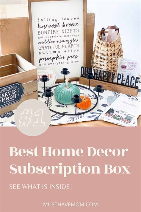 Decorated Home Decor Subscription Box Home Decor