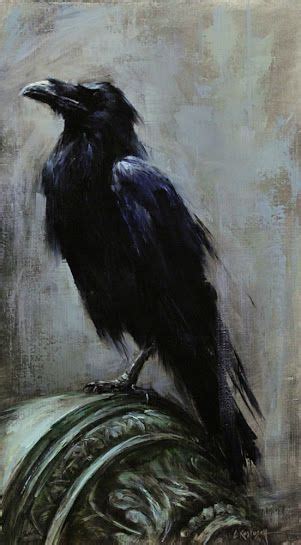 Raven Bird Painting