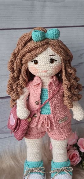 Boneca Amigurumi Compre Produtos Personalizados No Elo