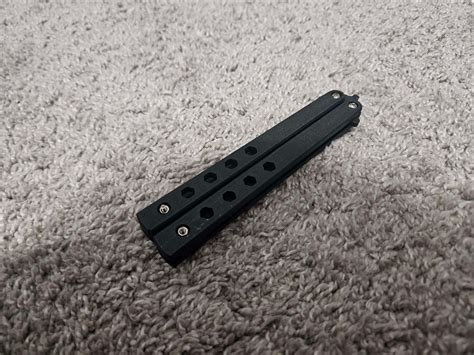 3d Printed Butterfly Knife Etsy