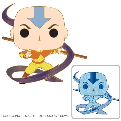 Aang Pop Enamel Pin At Mighty Ape Nz