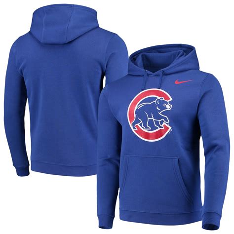 Mens Chicago Cubs Nike Royal Team Franchise Pullover Hoodie