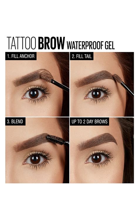 Maybelline Tattoo Brow Gel 04 Medi Brown Prettylittlething Ca