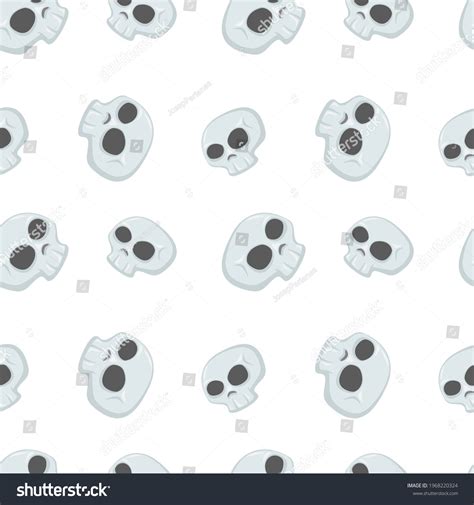 Skull Icon Emoji Pattern Head Seamless Stock Vector (Royalty Free) 1968220324 | Shutterstock