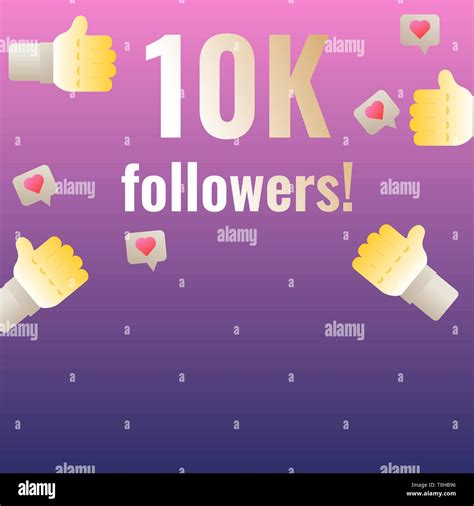 K Followers Thank You Post Banner Template For Social Media Networks