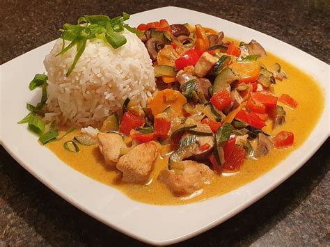 Wokgem Se Mit H Hnchen Und Kokosmilch Von Dbarby Chefkoch