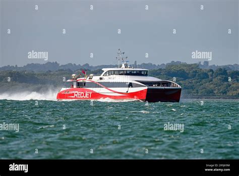 Red Jet 6 is a high-speed passenger ferry operated by Red Funnel on the route between ...