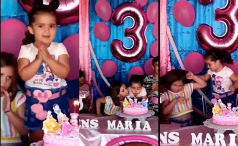 ¿te Acuerdas De La Niña Del Pastel Así Celebra Su Cumpleaños A 2 Años