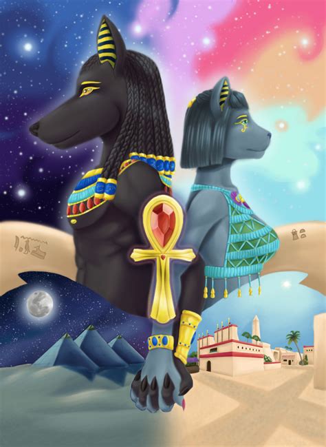 Bastet And Anubis