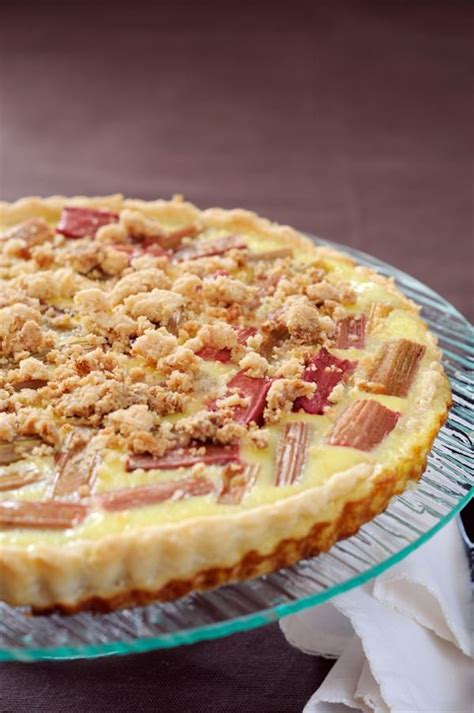 Tarte à La Rhubarbe Sans Moule à Tarte