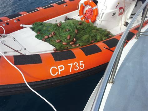 Reggio La Guardia Costiera Sequestra 4 Reti Da Pesca Illegali Tra