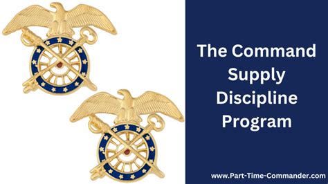 Command Supply Discipline Program A Comprehensive Overview