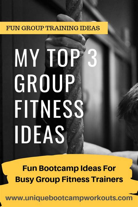 My Top Bootcamp Ideas For Group Fitness Trainers And Bootcamps