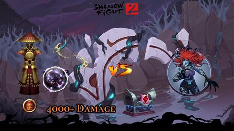 Shadow Fight 2 Underworld 4000 Damage Boss The Blackness Ios Gameplay Youtube