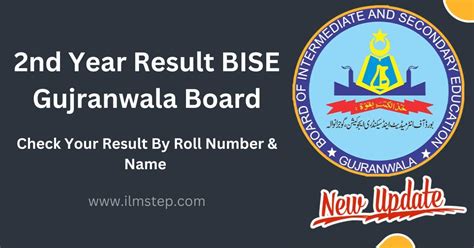 Nd Year Result Bise Gujranwala Board Ilmstep