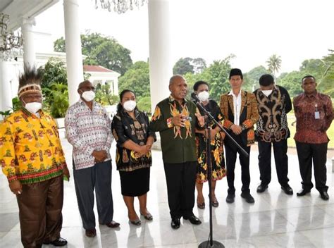 Presiden Terima Majelis Rakyat Papua Dan Papua Barat Di Istana Bogor