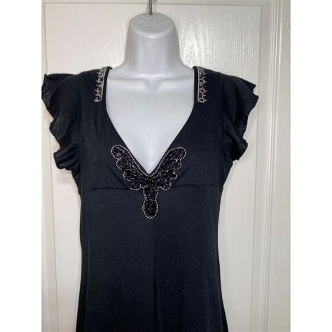 Ed Hardy Dress With Embellished With Jewels Tiger Depop