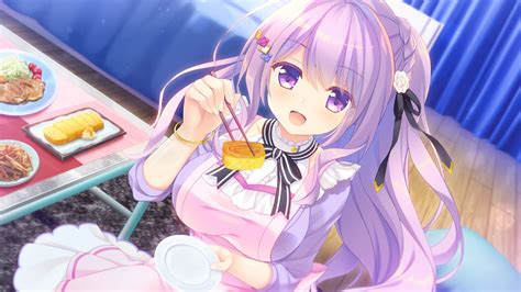 Aliasing Ameto Yuki Apron Blush Braids Breasts Food Game Cg Long Hair Navel Company Ootsu Rose