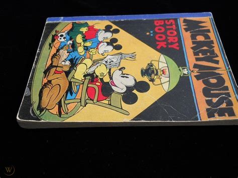 Rare Mickey Mouse Story Book By Walt Disney Studios David Mckay