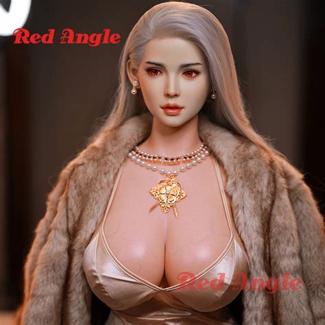 Red Angle Silicone Sex Doll Implanted Hair Full Platinum Silicone Big