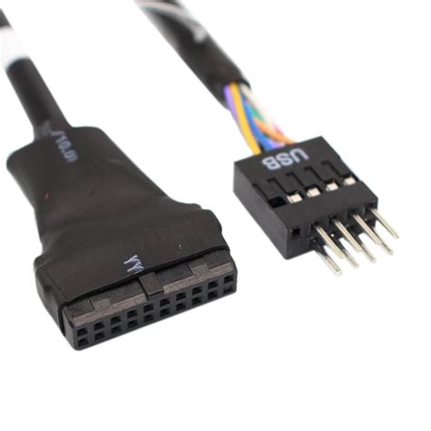 Cabo Adaptador Usb 3 0 para Usb 2 0 Conversor 9 20 Pinos Placa Mãe