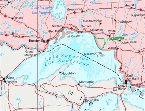 Lake Superior Provincial Park Map Sunday River Trail - vrogue.co