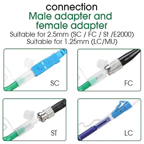 In Stock Scfcst 25mm Fiber Optic Cleaning Pen Lcmu 125mm One Click Cleaning Fiber Cleaner