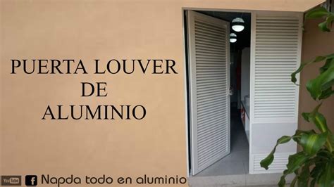 🕵️‍♂️puerta Louvercelosia De Aluminio👷‍♂️ Youtube