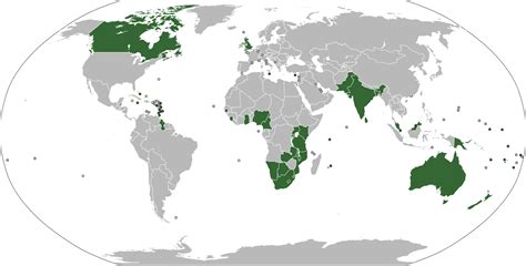 Map of Commonwealth of Nations members : r/MapPorn