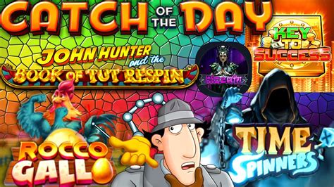 LOW STAKE SLOTS PLAY TIME SPINNERS CATCH OF THE DAY BOOK OF AZTEC