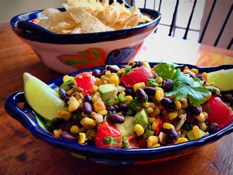 Tex Mex Black Bean Corn And Tomato Salad Dish Off The Block