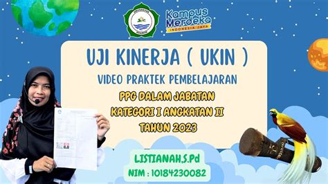 VIDEO UKIN PPG DALAM JABATAN KATEGORI I ANGKATAN II TAHUN 2023