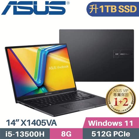 Asus 華碩 Vivobook 14 X1405va 0041k13500h 黑 I5 13500h8g1tb Ssdwin11