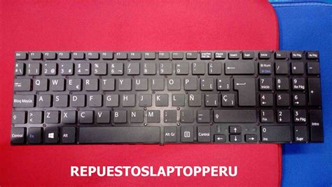 Teclado Sony Vaio Fit Svf15 Svf15a Svf15e Svf153 Negro Esp