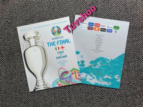 England V Italy Uefa Euro 2020 Final Official Programme 117 21 In